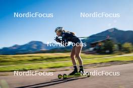 29.09.2024, Lavaze, Italy (ITA): Hannah Auchentaller (ITA) - Biathlon summer training, Lavaze (ITA). www.nordicfocus.com. © Barbieri/NordicFocus. Every downloaded picture is fee-liable.