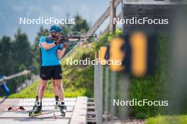 06.06.2024, Lavaze, Italy (ITA): Emil Nykvist (SWE) - Biathlon summer training, Lavaze (ITA). www.nordicfocus.com. © Barbieri/NordicFocus. Every downloaded picture is fee-liable.