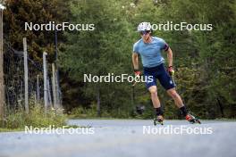 27.08.2024, Martell, Italy (ITA): Bionaz Didier (ITA) - Biathlon summer training, Martell (ITA). www.nordicfocus.com. © Vanzetta/NordicFocus. Every downloaded picture is fee-liable.