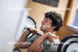 27.08.2024, Martell, Italy (ITA): Tommaso Giacomel (ITA) - Biathlon summer training, Martell (ITA). www.nordicfocus.com. © Vanzetta/NordicFocus. Every downloaded picture is fee-liable.