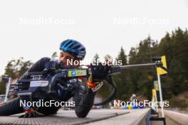 13.10.2024, Ramsau am Dachstein, Austria (AUT): Silvano Demarmels (SUI) - Biathlon summer training, Ramsau am Dachstein (AUT). www.nordicfocus.com. © Manzoni/NordicFocus. Every downloaded picture is fee-liable.