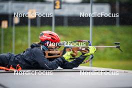 27.09.2024, Lavaze, Italy (ITA): Lisa Vittozzi (ITA) - Biathlon summer training, Lavaze (ITA). www.nordicfocus.com. © Barbieri/NordicFocus. Every downloaded picture is fee-liable.