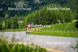 17.07.2024, Martell, Italy (ITA): Mirco Romanin (ITA), Mirco Romanin (ITA) - Biathlon summer training, Martell (ITA). www.nordicfocus.com. © Barbieri/NordicFocus. Every downloaded picture is fee-liable.