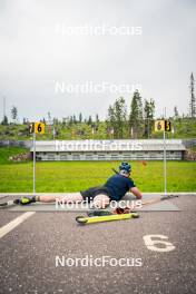 15.06.2024, Lavaze, Italy (ITA): Martin Ponsiluoma (SWE) - Biathlon summer training, Lavaze (ITA). www.nordicfocus.com. © Barbieri/NordicFocus. Every downloaded picture is fee-liable.