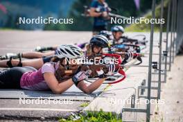 06.08.2024, Lavaze, Italy (ITA): Lisa Osl (AUT) - Biathlon summer training, Lavaze (ITA). www.nordicfocus.com. © Barbieri/NordicFocus. Every downloaded picture is fee-liable.