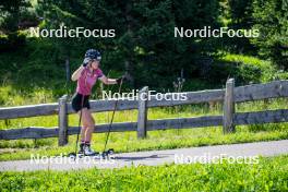 31.07.2024, Lavaze, Italy (ITA): Lara Wagner (AUT) - Biathlon summer training, Lavaze (ITA). www.nordicfocus.com. © Barbieri/NordicFocus. Every downloaded picture is fee-liable.