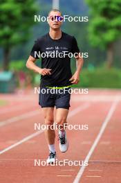 03.07.2024, Saint-Claude, France (FRA): Emilien Jacquelin (FRA) - Biathlon summer training, Premanon (FRA). www.nordicfocus.com. © Manzoni/NordicFocus. Every downloaded picture is fee-liable.