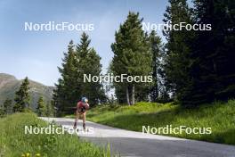 19.06.2024, Lavaze, Italy (ITA): Dorothea Wierer (ITA) - Biathlon summer training, Lavaze (ITA). www.nordicfocus.com. © Vanzetta/NordicFocus. Every downloaded picture is fee-liable.