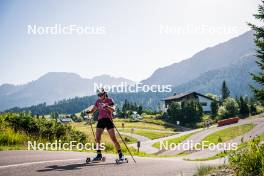 31.07.2024, Lavaze, Italy (ITA): Lisa Osl (AUT) - Biathlon summer training, Lavaze (ITA). www.nordicfocus.com. © Barbieri/NordicFocus. Every downloaded picture is fee-liable.