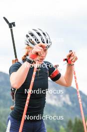 04.09.2024, Lenzerheide, Switzerland (SUI): Maren Kirkeeide (NOR) - Biathlon summer training, Lenzerheide (SUI). www.nordicfocus.com. © Manzoni/NordicFocus. Every downloaded picture is fee-liable.