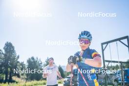 05.09.2024, Font-Romeu, France (FRA): Anna Karin Heijdenberg (SWE) - Biathlon summer training, Font-Romeu (FRA). www.nordicfocus.com. © Authamayou/NordicFocus. Every downloaded picture is fee-liable.