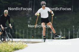 19.05.2024, Forni Avoltri, Italy (ITA): Lisa Vittozzi (ITA) - Biathlon summer training, Forni Avoltri (ITA). www.nordicfocus.com. © Del Fabbro/NordicFocus. Every downloaded picture is fee-liable.