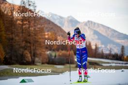 07.11.2024, Bessans, France (FRA): Chloe Bened (FRA) - Biathlon summer training, Bessans (FRA). www.nordicfocus.com. © Authamayou/NordicFocus. Every downloaded picture is fee-liable.