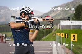 19.06.2024, Lavaze, Italy (ITA): Tommaso Giacomel (ITA) - Biathlon summer training, Lavaze (ITA). www.nordicfocus.com. © Vanzetta/NordicFocus. Every downloaded picture is fee-liable.