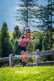 06.08.2024, Lavaze, Italy (ITA): Anna Gandler (AUT) - Biathlon summer training, Lavaze (ITA). www.nordicfocus.com. © Barbieri/NordicFocus. Every downloaded picture is fee-liable.