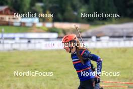 16.09.2024, Lenzerheide, Switzerland (SUI): Justine Braisaz-Bouchet (FRA) - Biathlon summer training, Lenzerheide (SUI). www.nordicfocus.com. © Manzoni/NordicFocus. Every downloaded picture is fee-liable.