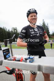 04.09.2024, Lenzerheide, Switzerland (SUI): Johannes Dale-Skjevdal (NOR) - Biathlon summer training, Lenzerheide (SUI). www.nordicfocus.com. © Manzoni/NordicFocus. Every downloaded picture is fee-liable.