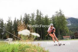 05.09.2024, Lenzerheide, Switzerland (SUI): Karoline Offigstad Knotten (NOR) - Biathlon summer training, Lenzerheide (SUI). www.nordicfocus.com. © Manzoni/NordicFocus. Every downloaded picture is fee-liable.