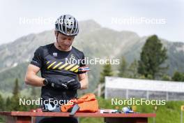 19.06.2024, Lavaze, Italy (ITA): Elia Zeni (ITA) - Biathlon summer training, Lavaze (ITA). www.nordicfocus.com. © Vanzetta/NordicFocus. Every downloaded picture is fee-liable.