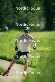 27.06.2024, Lavaze, Italy (ITA): Sturla Holm Laegreid (NOR) - Biathlon summer training, Lavaze (ITA). www.nordicfocus.com. © Barbieri/NordicFocus. Every downloaded picture is fee-liable.