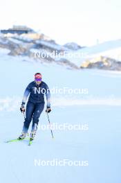 14.10.2024, Ramsau am Dachstein, Austria (AUT): Lena Haecki-Gross (SUI) - Biathlon summer training, Dachsteinglacier, Ramsau am Dachstein (AUT). www.nordicfocus.com. © Manzoni/NordicFocus. Every downloaded picture is fee-liable.