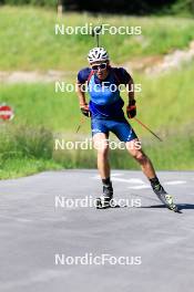 15.07.2024, Lenzerheide, Switzerland (SUI): Bjorn Westervelt (USA) - Biathlon summer training, Lenzerheide (SUI). www.nordicfocus.com. © Manzoni/NordicFocus. Every downloaded picture is fee-liable.