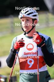 15.09.2024, Lenzerheide, Switzerland (SUI): Fabien Claude (FRA) - Sommer Nordic Event 2024, Sommer Biathlon Cup, Lenzerheide (SUI). www.nordicfocus.com. © Manzoni/NordicFocus. Every downloaded picture is fee-liable.