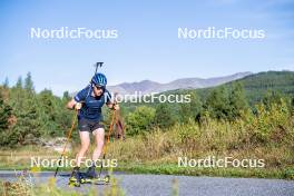 05.09.2024, Font-Romeu, France (FRA): Martin Ponsiluoma (SWE) - Biathlon summer training, Font-Romeu (FRA). www.nordicfocus.com. © Authamayou/NordicFocus. Every downloaded picture is fee-liable.