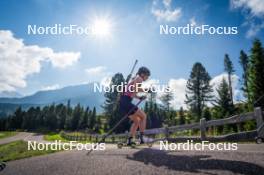 06.08.2024, Lavaze, Italy (ITA): Lara Wagner (AUT) - Biathlon summer training, Lavaze (ITA). www.nordicfocus.com. © Barbieri/NordicFocus. Every downloaded picture is fee-liable.