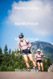 06.08.2024, Lavaze, Italy (ITA): Lea Rothschopf (AUT) - Biathlon summer training, Lavaze (ITA). www.nordicfocus.com. © Barbieri/NordicFocus. Every downloaded picture is fee-liable.