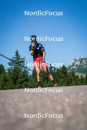 31.07.2024, Lavaze, Italy (ITA): Kristina Oberthaler (AUT) - Biathlon summer training, Lavaze (ITA). www.nordicfocus.com. © Barbieri/NordicFocus. Every downloaded picture is fee-liable.