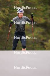 13.10.2024, Ramsau am Dachstein, Austria (AUT): Sebastian Stalder (SUI) - Biathlon summer training, Ramsau am Dachstein (AUT). www.nordicfocus.com. © Manzoni/NordicFocus. Every downloaded picture is fee-liable.