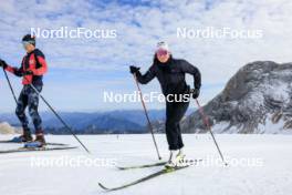 14.10.2024, Ramsau am Dachstein, Austria (AUT): Lou Jeanmonnot (FRA) - Biathlon summer training, Dachsteinglacier, Ramsau am Dachstein (AUT). www.nordicfocus.com. © Manzoni/NordicFocus. Every downloaded picture is fee-liable.