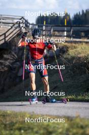 22.10.2024, Lavaze, Italy (ITA): Juni Arnekleiv (NOR) - Biathlon summer training, Lavaze (ITA). www.nordicfocus.com. © Vanzetta/NordicFocus. Every downloaded picture is fee-liable.