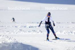 14.10.2024, Ramsau am Dachstein, Austria (AUT): Gilonne Guigonnat (FRA) - Biathlon summer training, Dachsteinglacier, Ramsau am Dachstein (AUT). www.nordicfocus.com. © Manzoni/NordicFocus. Every downloaded picture is fee-liable.