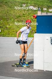 17.07.2024, Martell, Italy (ITA): Lisa Vittozzi (ITA) - Biathlon summer training, Martell (ITA). www.nordicfocus.com. © Barbieri/NordicFocus. Every downloaded picture is fee-liable.