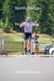 28.08.2024, Bessans, France (FRA): Jeanne Richard (FRA) - Biathlon summer training, Bessans (FRA). www.nordicfocus.com. © Authamayou/NordicFocus. Every downloaded picture is fee-liable.