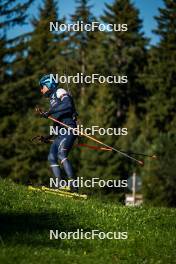 29.09.2024, Lavaze, Italy (ITA): Lukas Hofer (ITA) - Biathlon summer training, Lavaze (ITA). www.nordicfocus.com. © Barbieri/NordicFocus. Every downloaded picture is fee-liable.