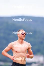 03.07.2024, Saint-Claude, France (FRA): Emilien Jacquelin (FRA) - Biathlon summer training, Premanon (FRA). www.nordicfocus.com. © Manzoni/NordicFocus. Every downloaded picture is fee-liable.