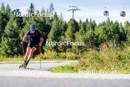 05.09.2024, Font-Romeu, France (FRA): Martin Ponsiluoma (SWE) - Biathlon summer training, Font-Romeu (FRA). www.nordicfocus.com. © Authamayou/NordicFocus. Every downloaded picture is fee-liable.