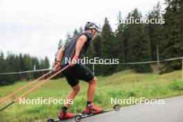 05.09.2024, Lenzerheide, Switzerland (SUI): Endre Stroemsheim (NOR) - Biathlon summer training, Lenzerheide (SUI). www.nordicfocus.com. © Manzoni/NordicFocus. Every downloaded picture is fee-liable.