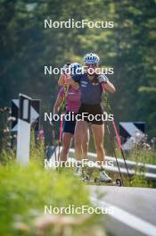 06.08.2024, Lavaze, Italy (ITA): Anna Andexer (AUT) - Biathlon summer training, Lavaze (ITA). www.nordicfocus.com. © Barbieri/NordicFocus. Every downloaded picture is fee-liable.