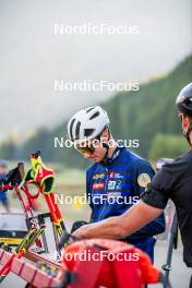 29.08.2024, Bessans, France (FRA): Eric Perrot - Biathlon summer training, Bessans (FRA). www.nordicfocus.com. © Authamayou/NordicFocus. Every downloaded picture is fee-liable.