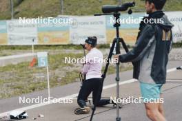 19.05.2024, Forni Avoltri, Italy (ITA): Samuela Comola (ITA) - Biathlon summer training, Forni Avoltri (ITA). www.nordicfocus.com. © Del Fabbro/NordicFocus. Every downloaded picture is fee-liable.