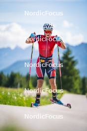 28.06.2024, Lavaze, Italy (ITA): Ingrid Landmark Tandrevold (NOR) - Biathlon summer training, Lavaze (ITA). www.nordicfocus.com. © Barbieri/NordicFocus. Every downloaded picture is fee-liable.