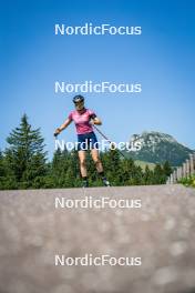 31.07.2024, Lavaze, Italy (ITA): Anna Juppe (AUT) - Biathlon summer training, Lavaze (ITA). www.nordicfocus.com. © Barbieri/NordicFocus. Every downloaded picture is fee-liable.