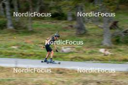 20.09.2024, Font-Romeu, France (FRA): Sam Parmantier (BEL) - Biathlon summer training, Font-Romeu (FRA). www.nordicfocus.com. © Authamayou/NordicFocus. Every downloaded picture is fee-liable.