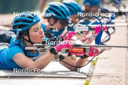 06.06.2024, Lavaze, Italy (ITA): Sara Andersson (SWE) - Biathlon summer training, Lavaze (ITA). www.nordicfocus.com. © Barbieri/NordicFocus. Every downloaded picture is fee-liable.