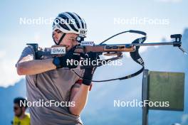 27.06.2024, Lavaze, Italy (ITA): Sivert Guttorm Bakken (NOR) - Biathlon summer training, Lavaze (ITA). www.nordicfocus.com. © Barbieri/NordicFocus. Every downloaded picture is fee-liable.