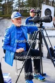 12.10.2024, Ramsau am Dachstein, Austria (AUT): Juraj Sanitra (SVK), Coach Team Ukraine - Biathlon summer training, Ramsau am Dachstein (AUT). www.nordicfocus.com. © Manzoni/NordicFocus. Every downloaded picture is fee-liable.